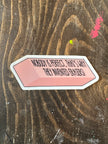 Eraser Sticker