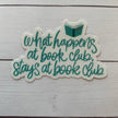 Book Club Sticker