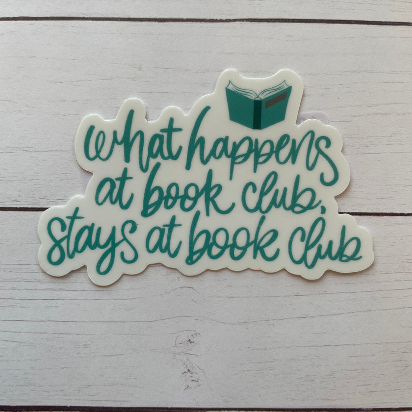 Book Club Sticker