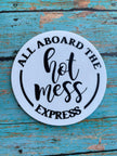 All Aboard Sticker