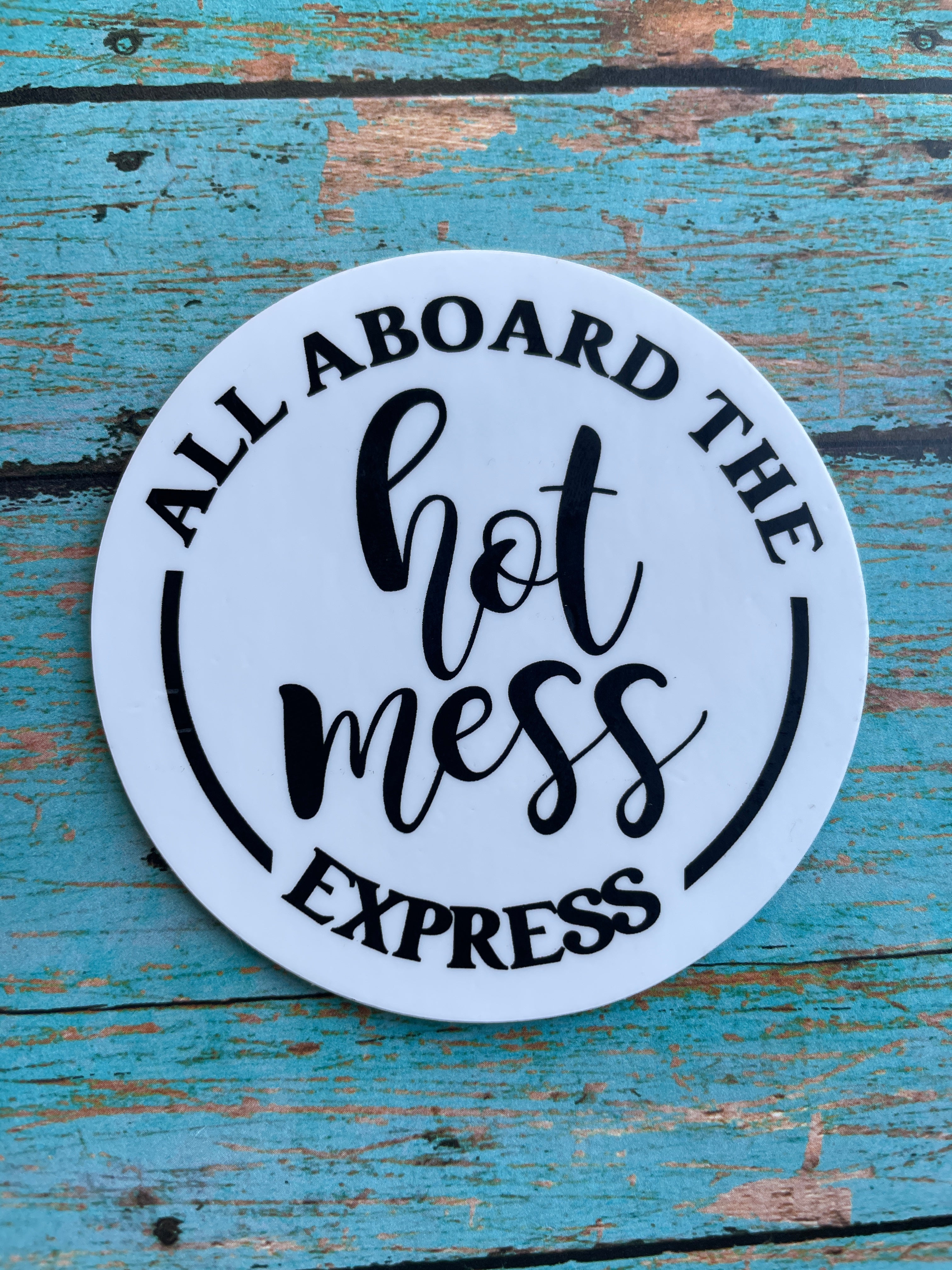 All Aboard Sticker