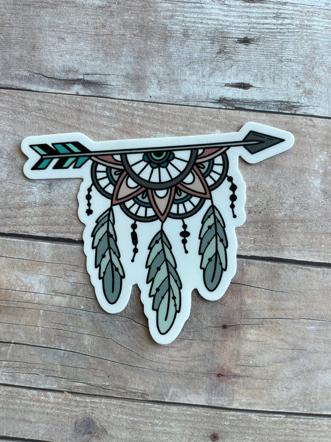 Arrow Dream Catcher Sticker