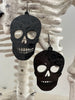 Black Skull Earrings