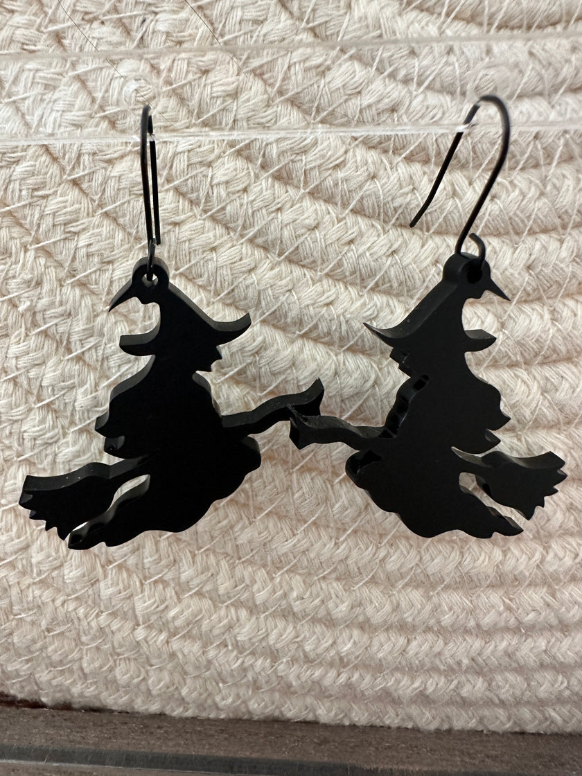 Witch Silhouette Earrings