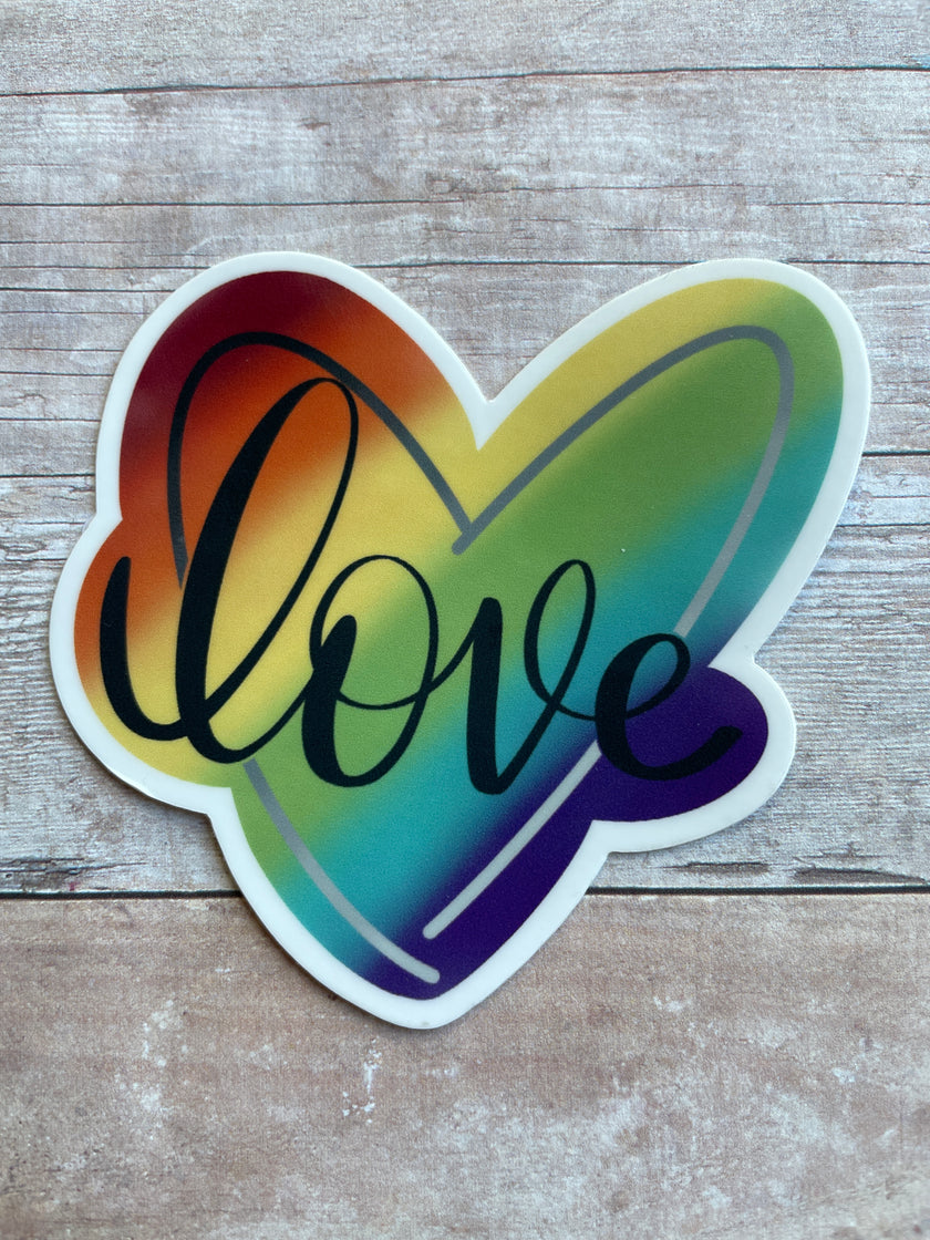 Love Rainbow Sticker
