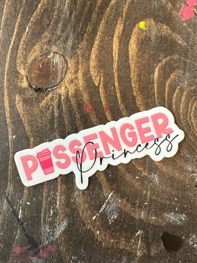 Passenger Princess Sticker